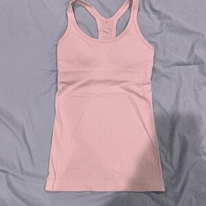 Lululemon Athletica beige ebb to street tank top